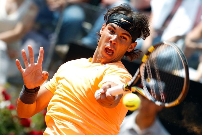 Rafael Nadal, turnaj v Římě, zápas s Tomášem Berdychem