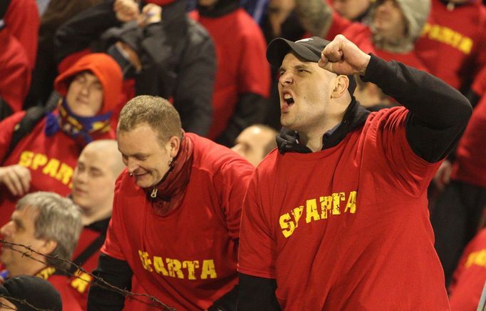 Baník Ostrava vs. Sparta Praha (fanoušek Sparty)