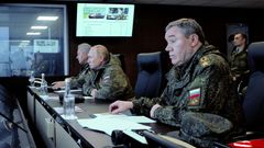 Putin, Gerasimov, Šojgu, rusko, armáda