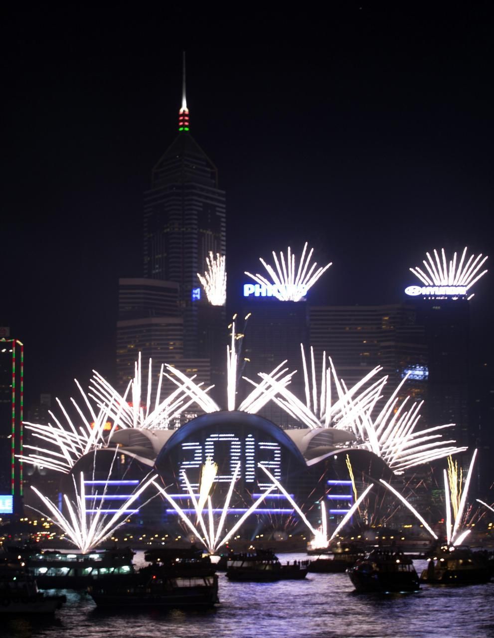 Nový rok silvestr Hongkong