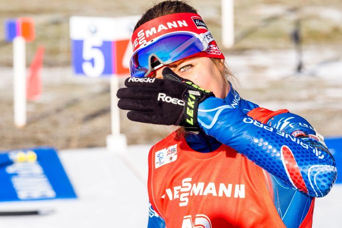 SP v Hochfilzenu, sprint Ž: Jitka Landová