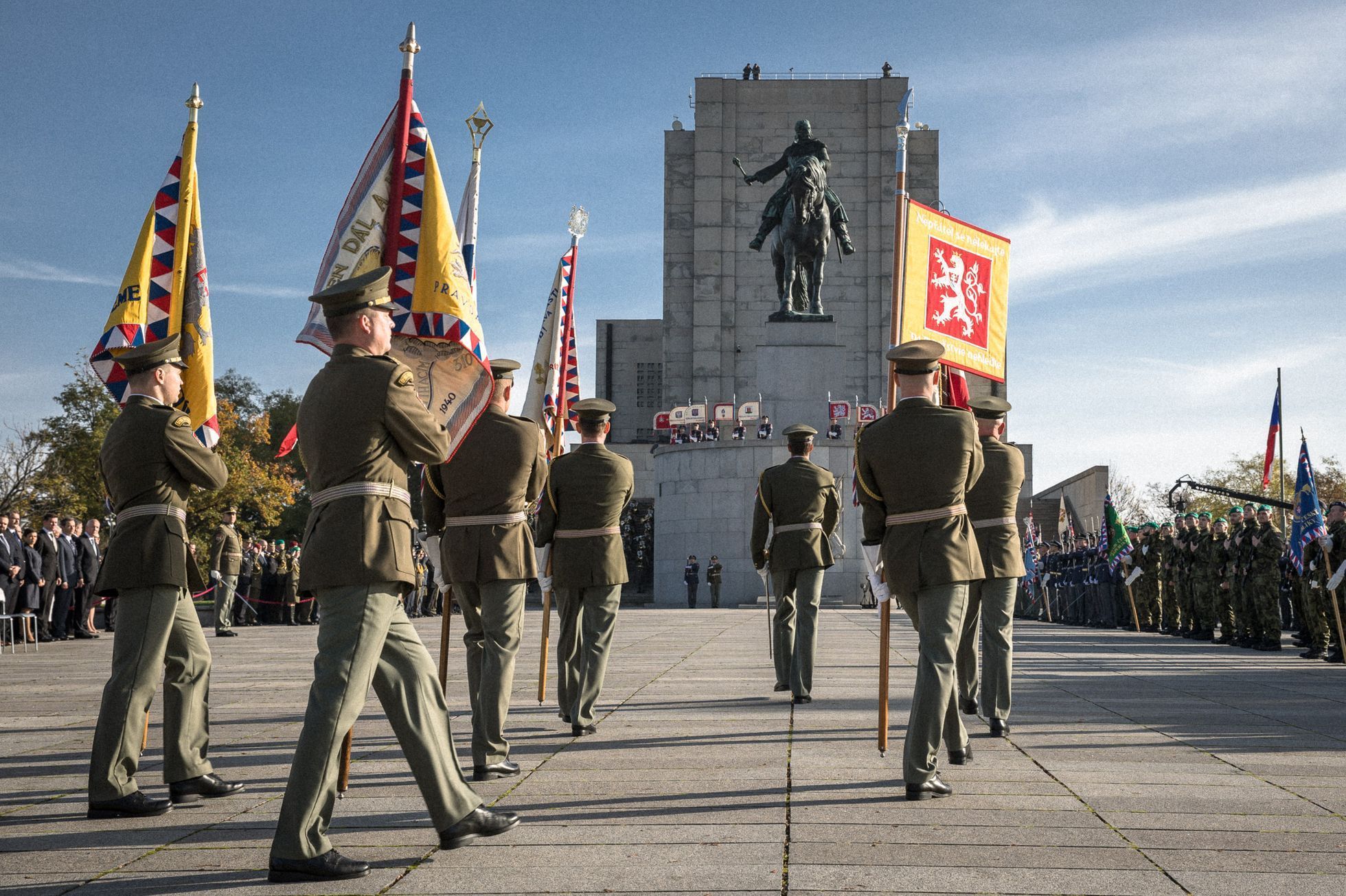 28. říjen 2022 u Národního památníku na Vítkově