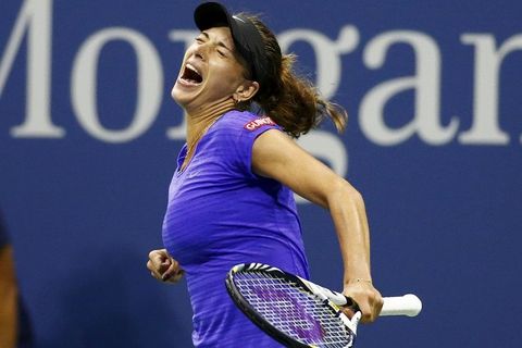 Petra Cetkovská na US Open 2015