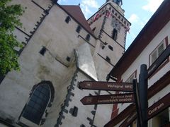 Jedna z dominant Prachatic - kostel svatého Jakuba