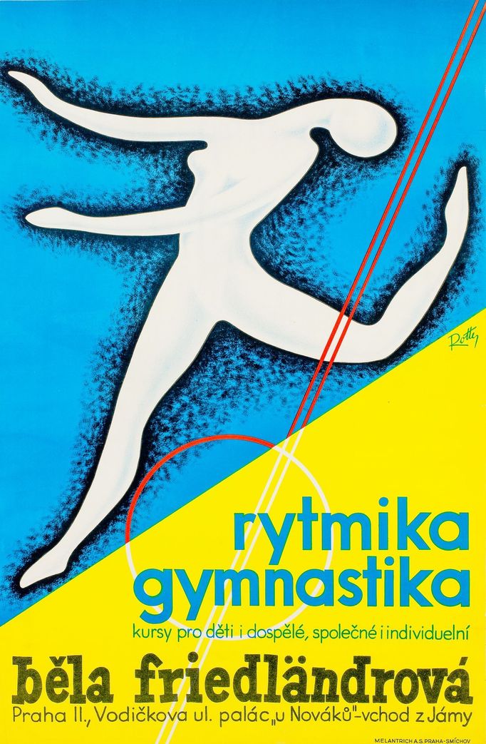 Vilém Rotter (1903–1978)
Rytmika, gymnastika, 1931
tisk: Melantrich, Praha
ofset, papír, 94,5 × 61,5 cm