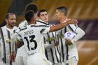 Ronaldo vystřílel oslabenému Juventusu remízu s AS Řím
