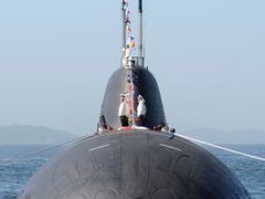 Útočná ponorka třídy Ščuka-B (v klasifikaci NATO třída Akula), do které patří i Něrpa.