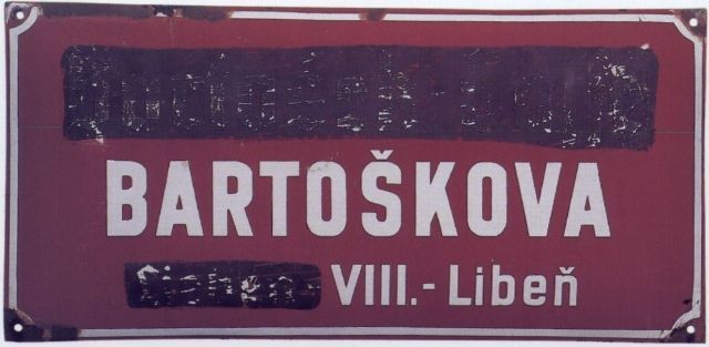 Památník Vítkov - cedule z května 1945