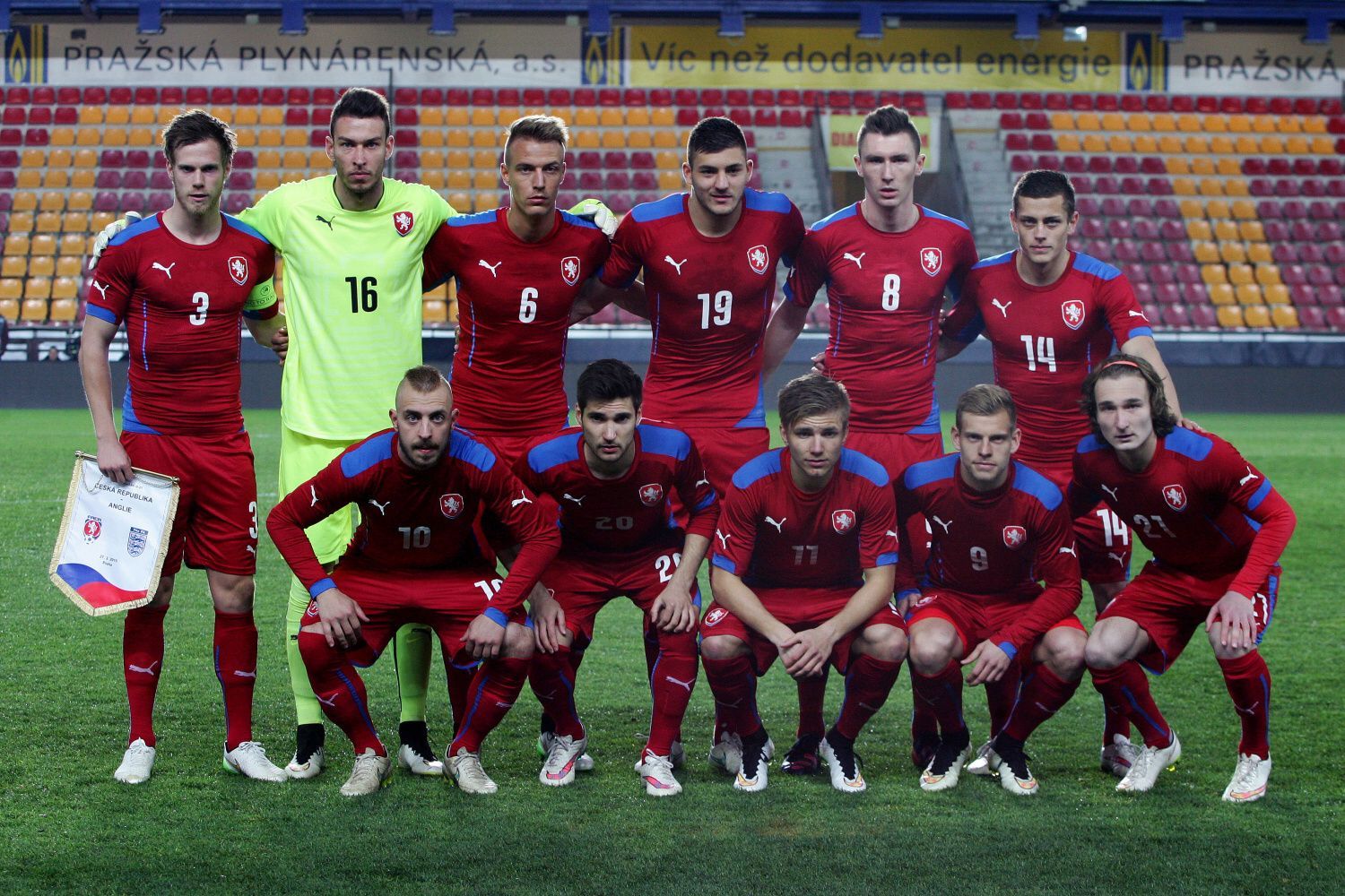 ČR 21 - Anglie 21: český tým