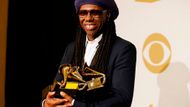 Nile Rodgers, spolupracovník Daft Punk s gramofonky.