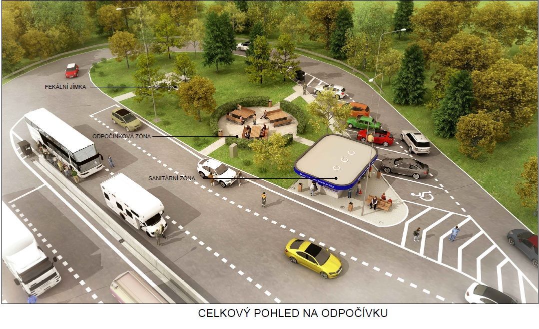 nová odpočívadla D1