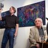 spisovatelé Jáchym Topol a Vladimir Bukovskij