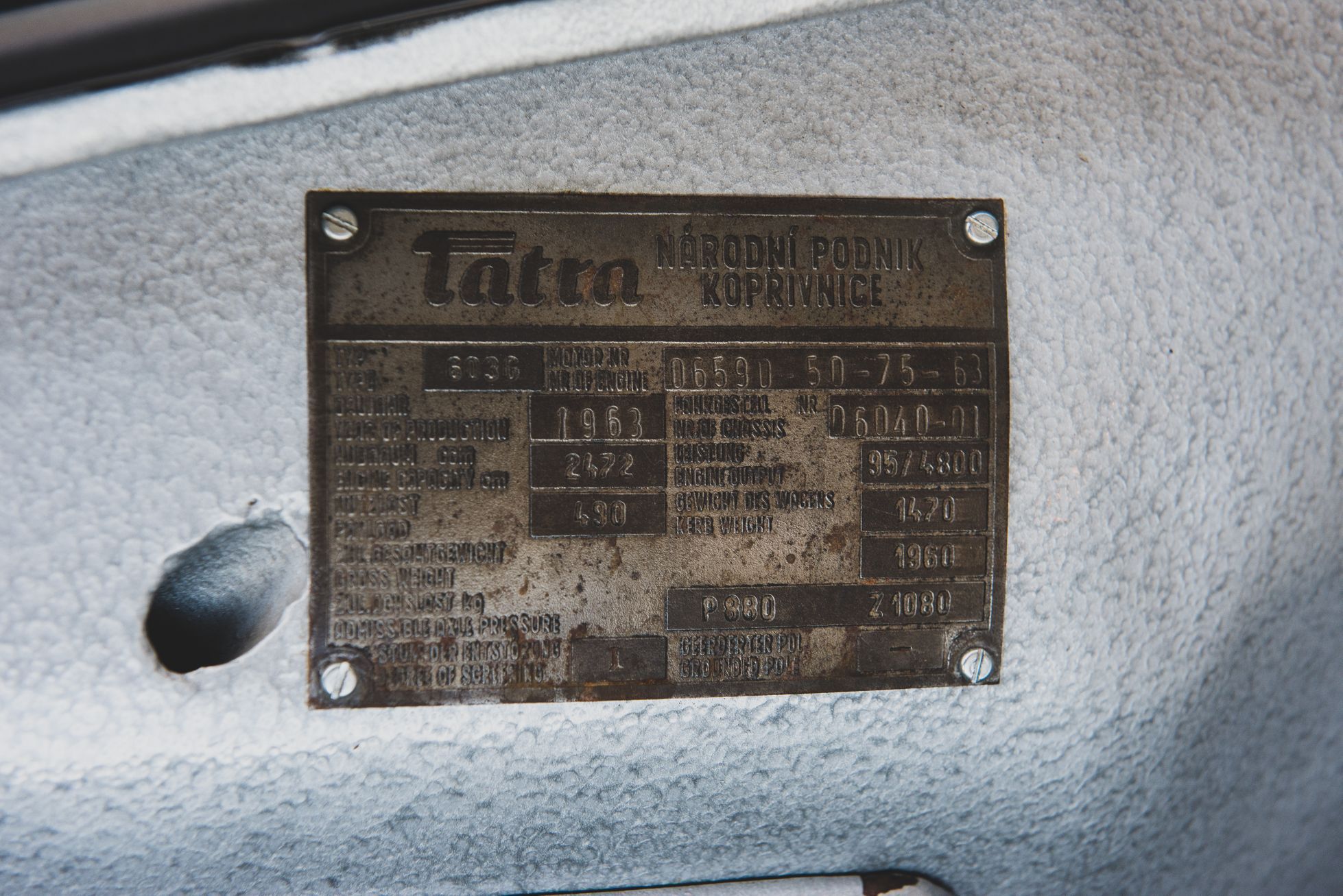 Tatra 603-2 aukce USA - NEPOUŽÍVAT DÁL