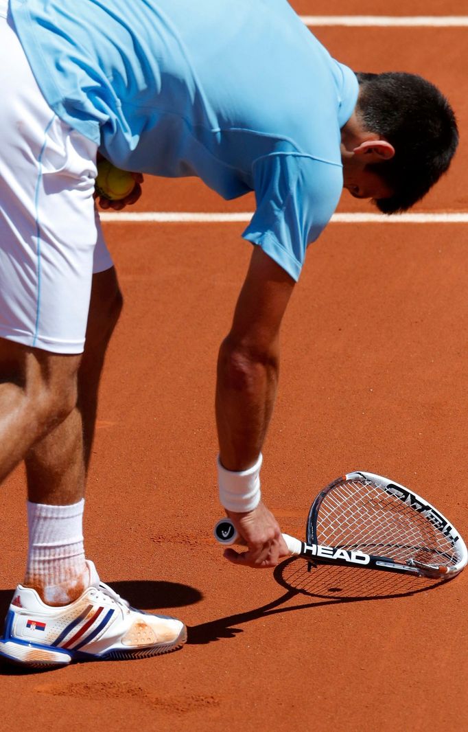 Novak Djokovič na French Open 2014