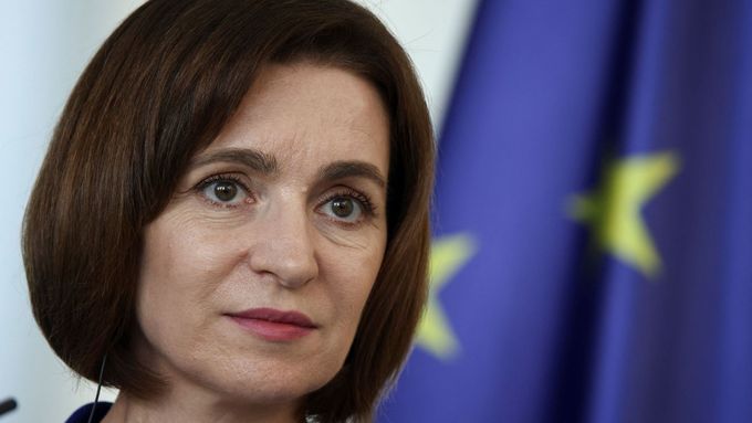 Moldavská prezidentka Maia Sanduová.