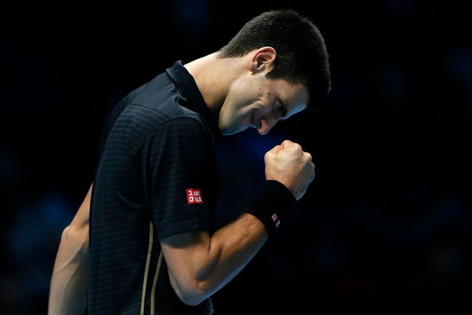 Novak Djokovič na Turnaji mistrů 2014