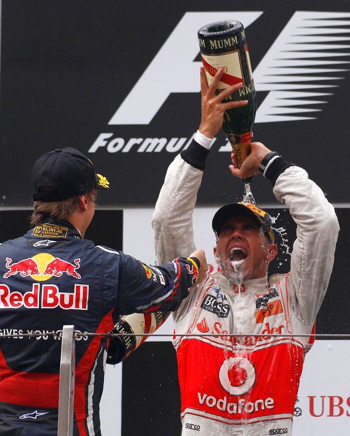 VC Číny: Lewis Hamilton a Sebastian Vettel