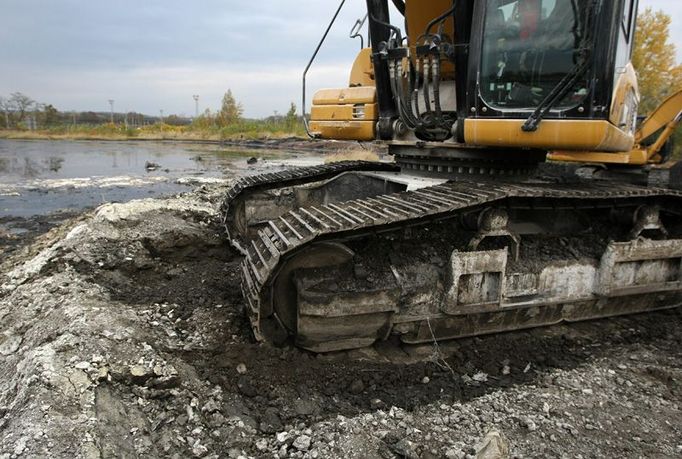 Sanace olejových lagun v Ostravě