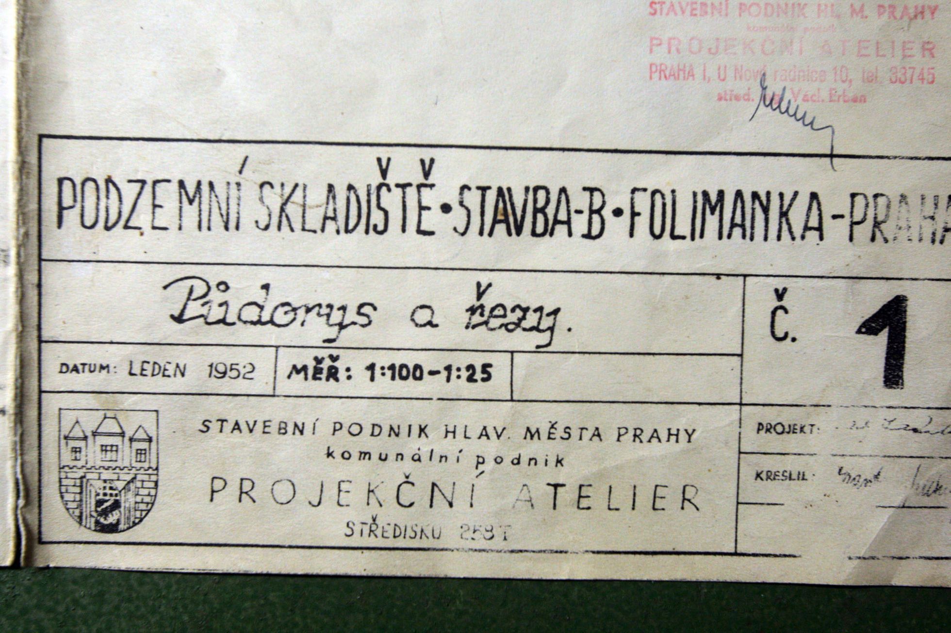 Protiatomový kryt pod pražskou Folimankou