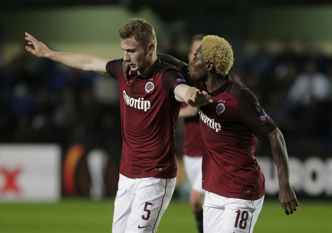 EL, Villareal-Sparta: Jakub Brabec a Tiémoko Konaté slaví gól