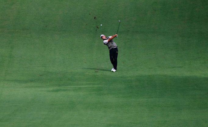 Golf - The Masters - Augusta National Golf Club - Augusta, Georgia, U.S. - November 12, 2020 Scottie Scheffler of the U.S. in action on the 10th during the first round RE