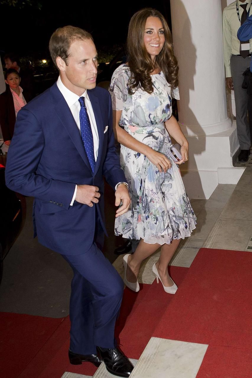 Kate a William na výletě v Singapuru