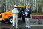 Top Gear se svým proslulým řidičem Stigem stanovili nový světový rekord v rychlosti traktoru