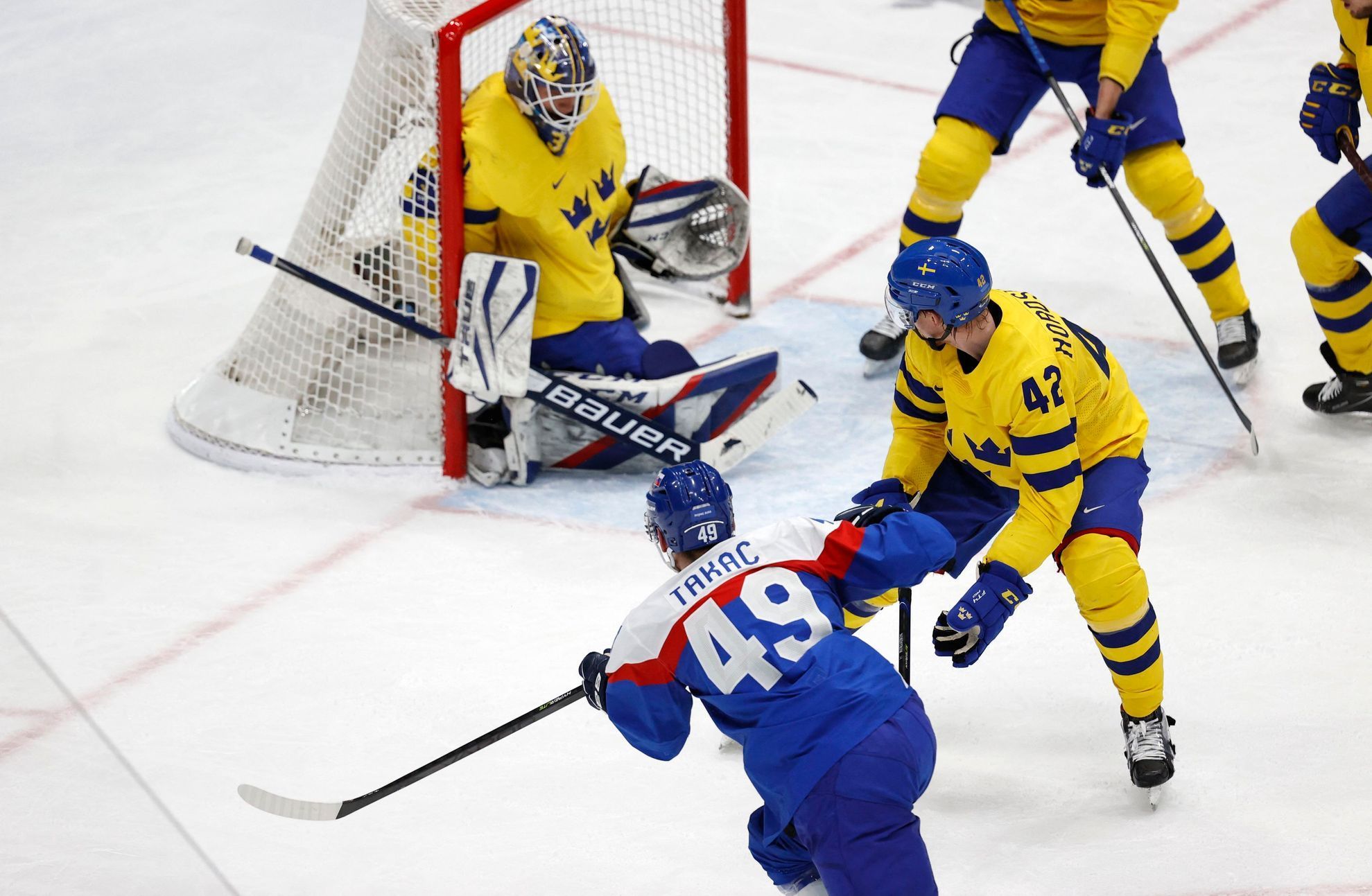 OH 2022, Peking, hokej, utkání o 3. místo, Slovensko - Švédsko,