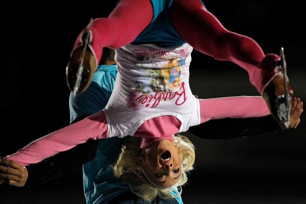 ME v krasobruslení - Savchenková, Szolkowy - exhibice