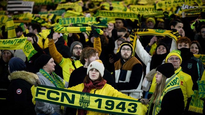 Fanoušci FC Nantes - ilustrační foto
