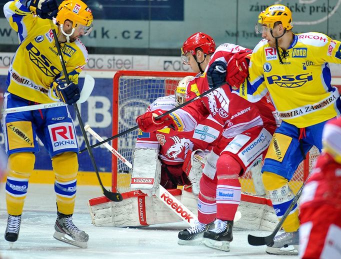 Třinec vs. Zlín, čtvrtý zápas semifinále play off extraligy