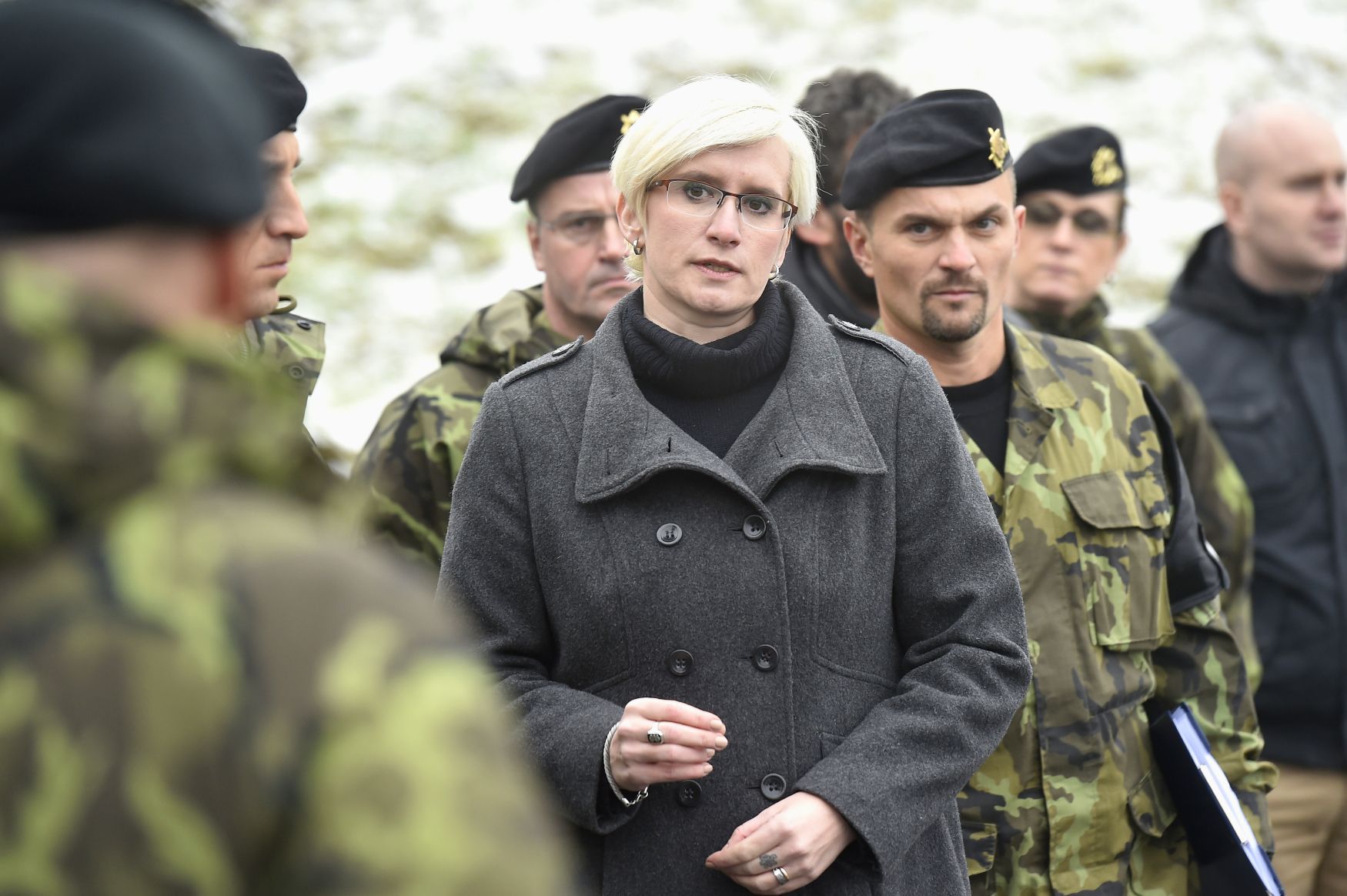 Karla Šlechtová ministryně obrany armáda vojáci muniční sklad v Travčicích na Litoměřicku