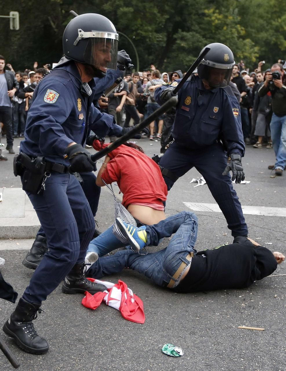 Foto: Protesty v Madridě