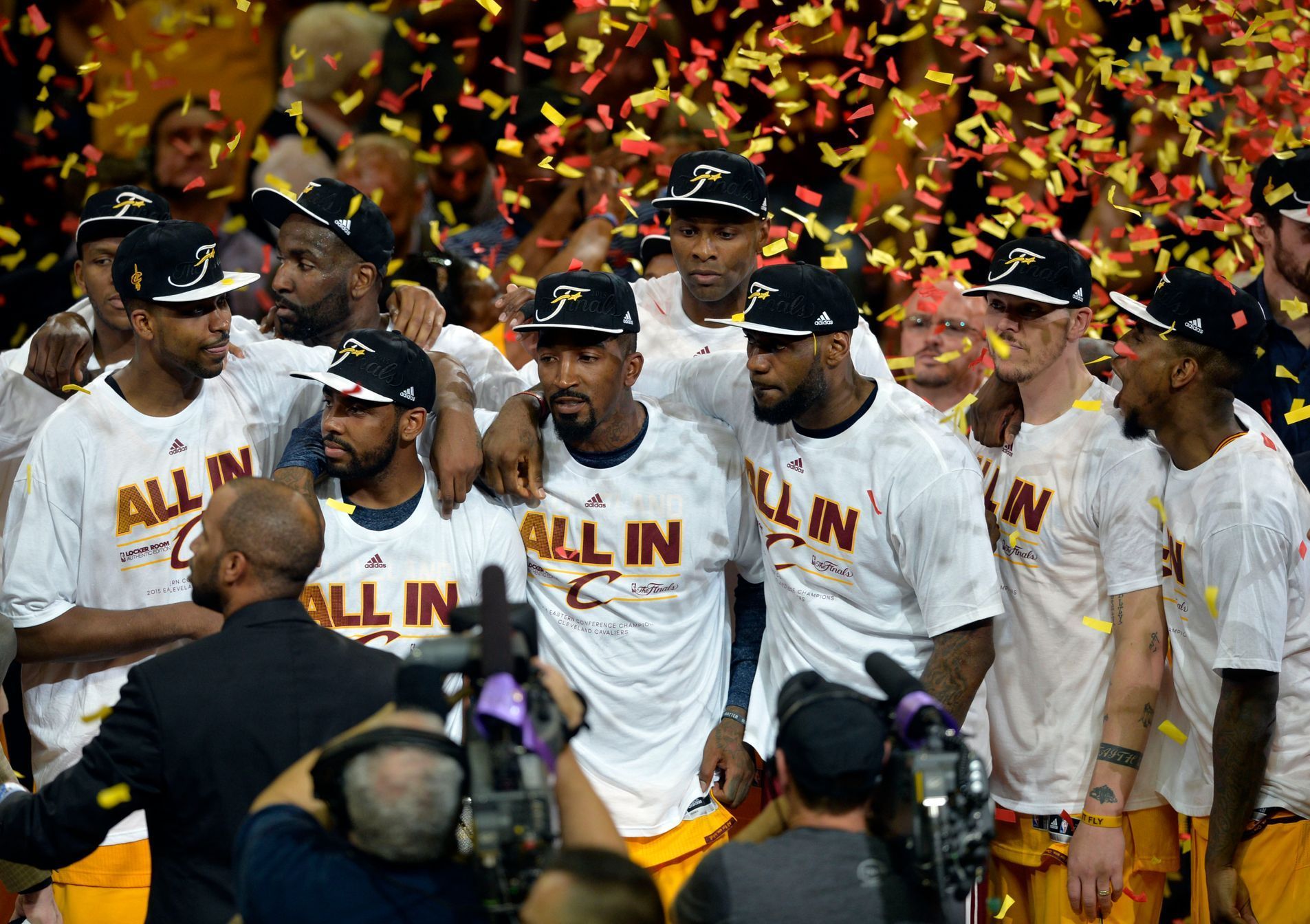 Cleveland Cavaliers slaví postup do finále NBA