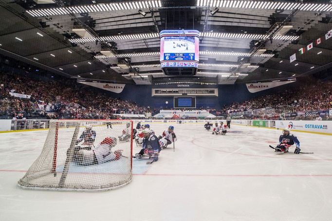 MS v parahokeji v Ostravě 2019, semifinále Česko - USA