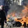 Ukrajina - protesty 18. 2. 2014