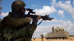 Izrael - Gaza - Voják