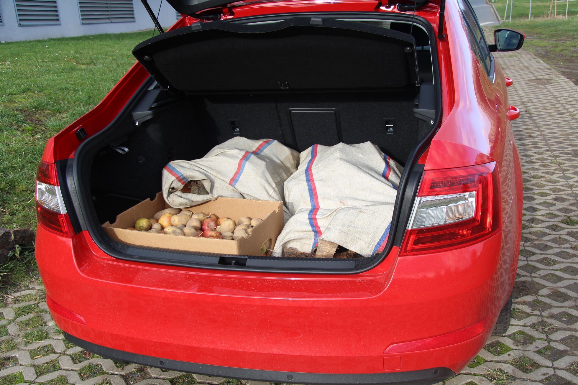 Škoda Octavia 1.0 TSI DSG naložený kufr
