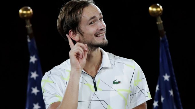 Poražený finalista US Open 2019, Daniil Medvěděv.
