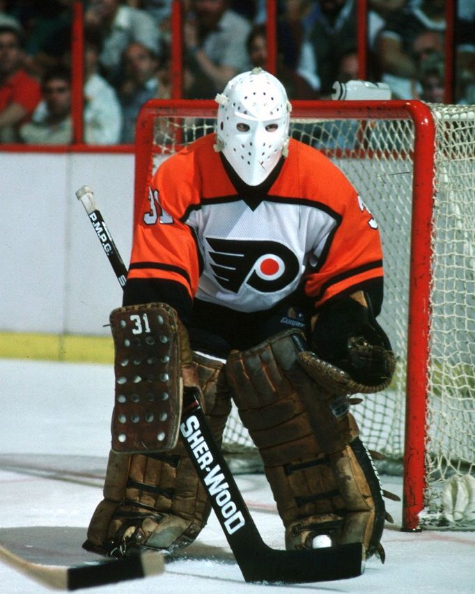 Pelle Lindbergh v dresu Philadelphie