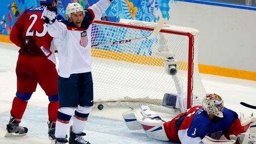 Česko - USA: Ryan Callahan slaví kanadský gól