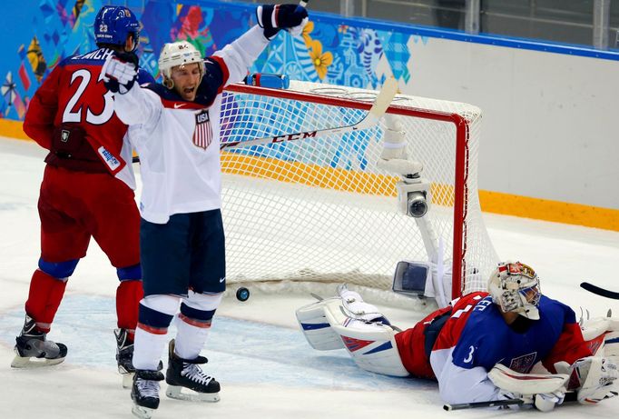 Česko - USA: Ryan Callahan slaví kanadský gól