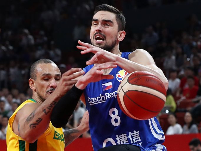 basketbal, MS 2019, Česko - Brazílie, Tomáš Satoranský