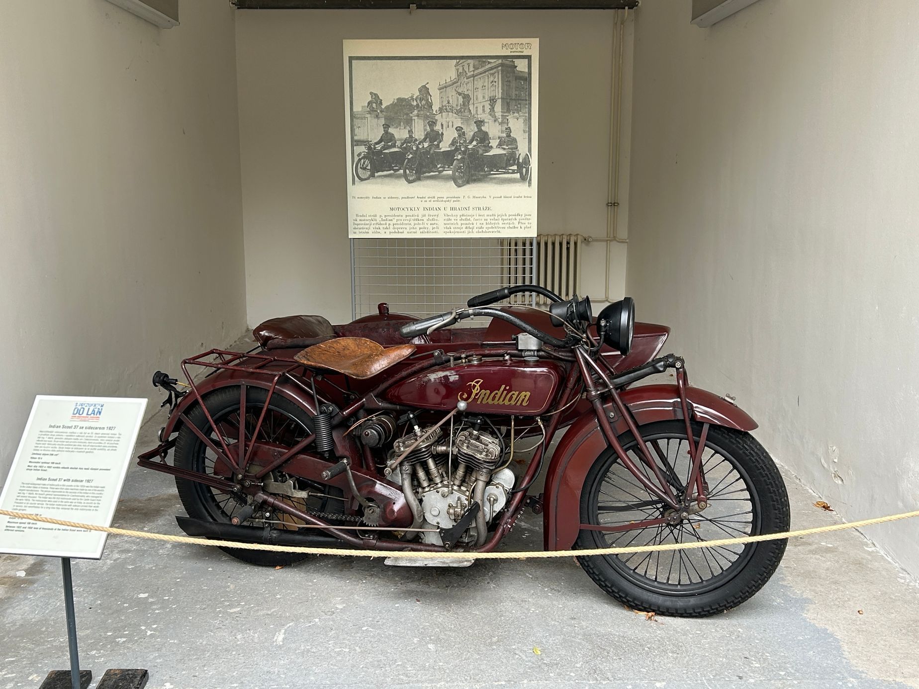 Výstava NTM motorky u Hradní stráže, zámek Lány srpen 2025