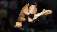 Třináctiletý evropský šampion ve skocích z desetimetrové věže Brit Thomas Daley.