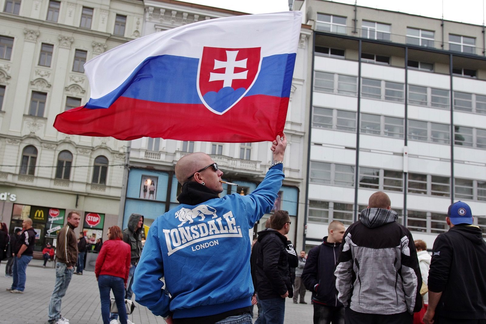Brno blokovalo pochod neonacistů - finální foto