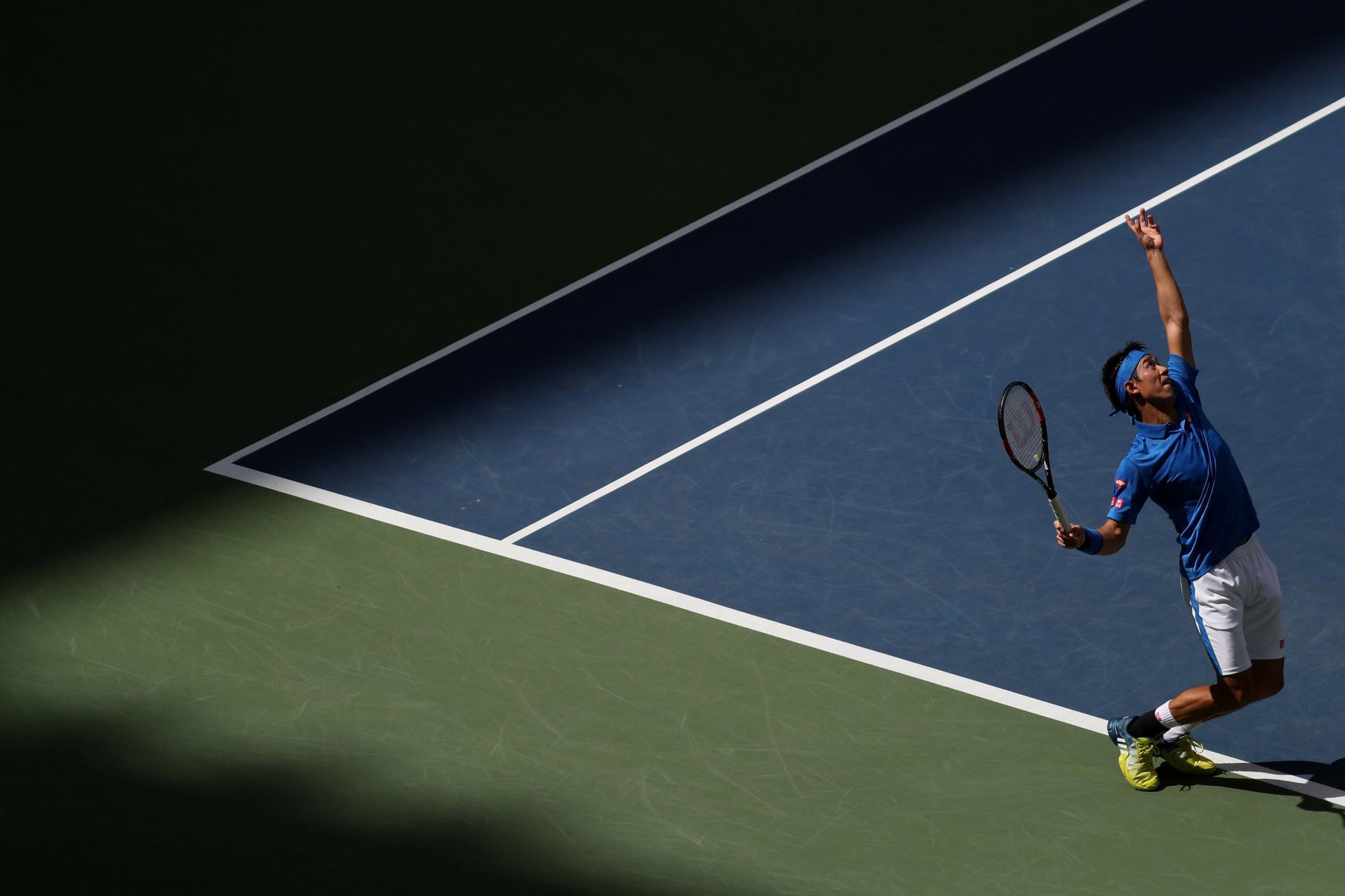 Kei Nišikori na US Open 2016