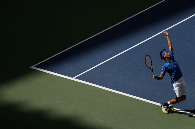 Kei Nišikori na US Open 2016