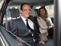 Francois Hollande se svojí současnou partnerkou Valerií Trierweilerovou.