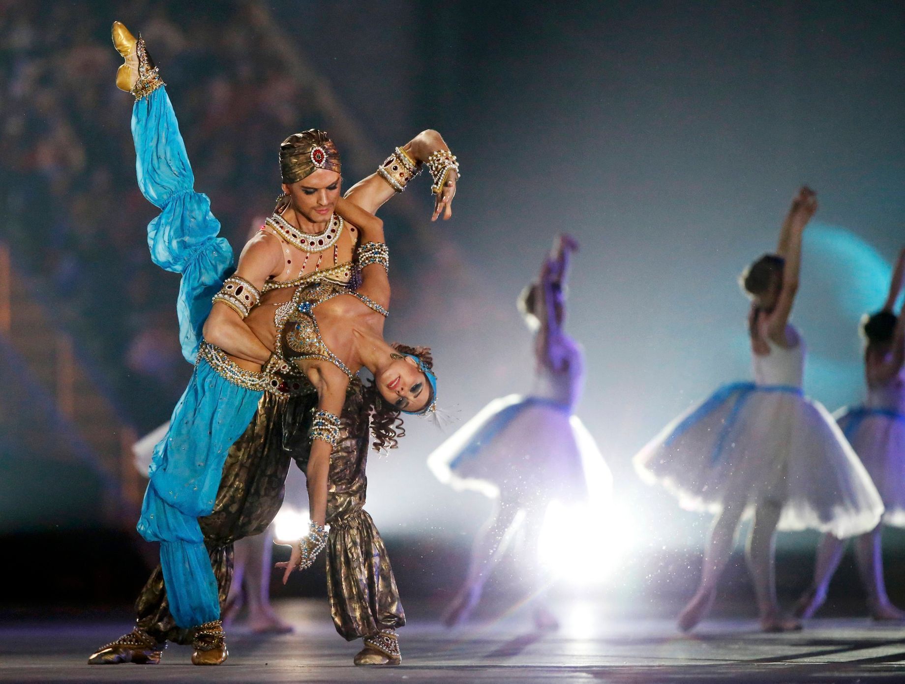 Soči 2014, závěrečný ceremoniál: balet Velkého divadla v Moskvě